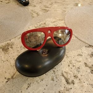 Moncler Red Sunglasses